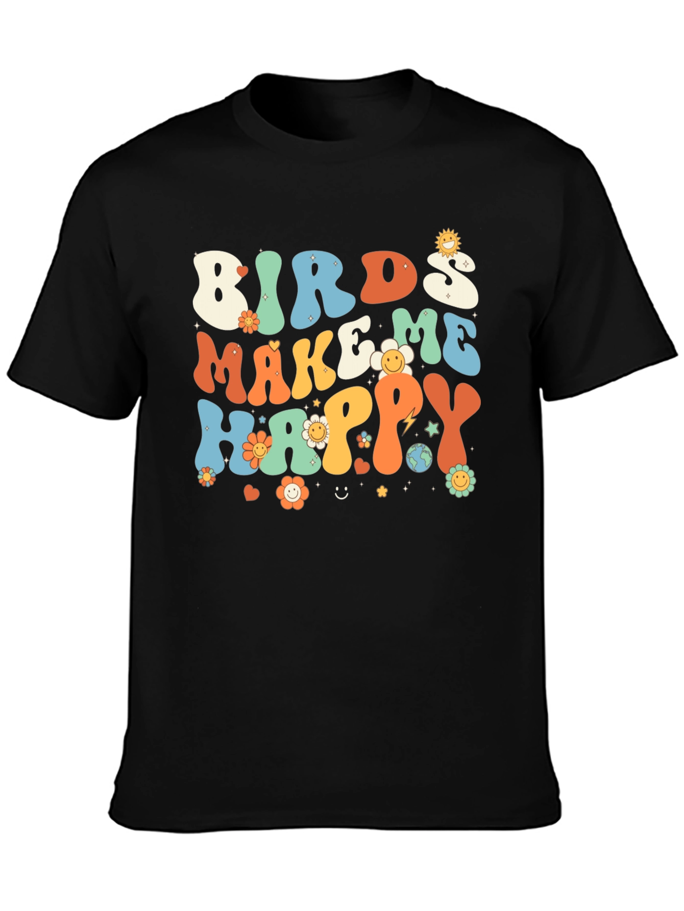 Birds Make Me Happy Graphic Tee