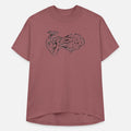 Intricate Brain Heart Line Art Design
