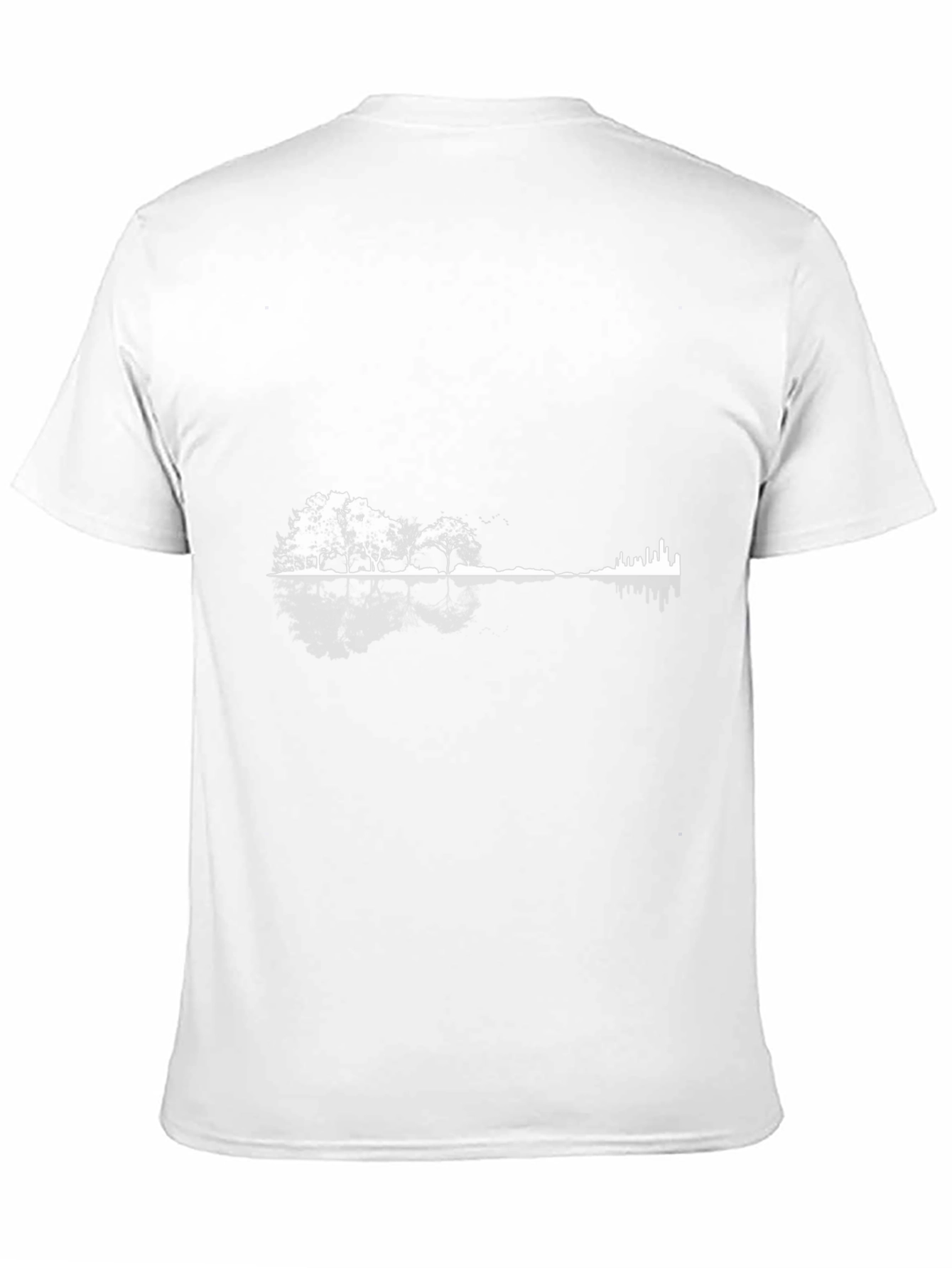 Nature Meets City Guitar T-Shirt