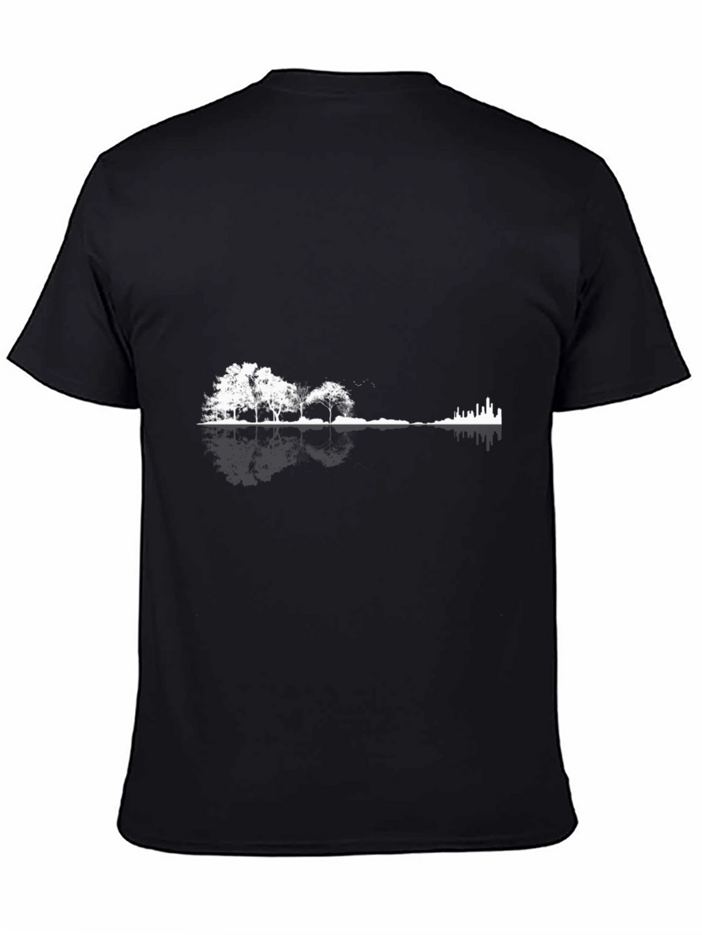 Nature Meets City Guitar T-Shirt