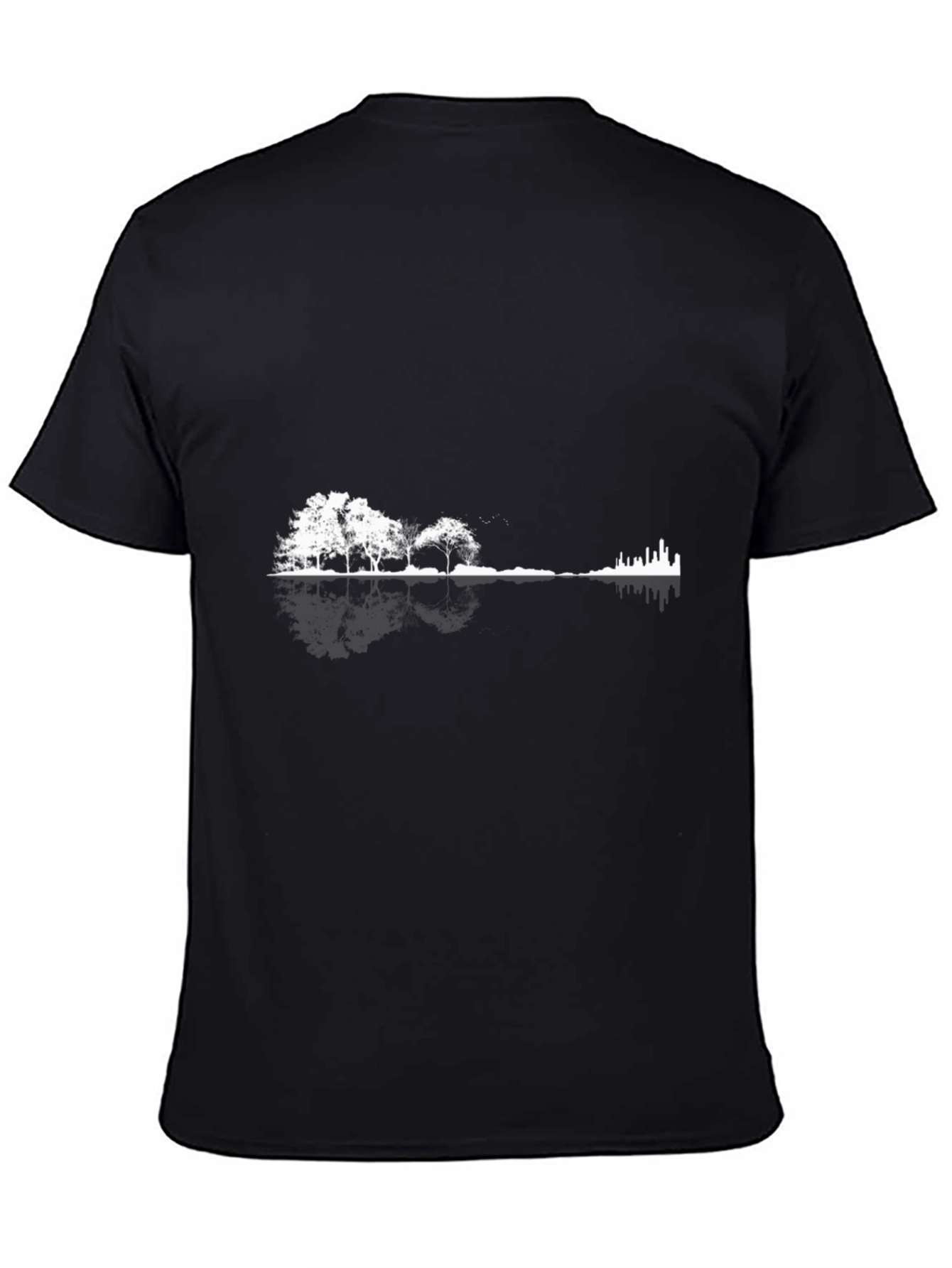 Nature Meets City Guitar T-Shirt