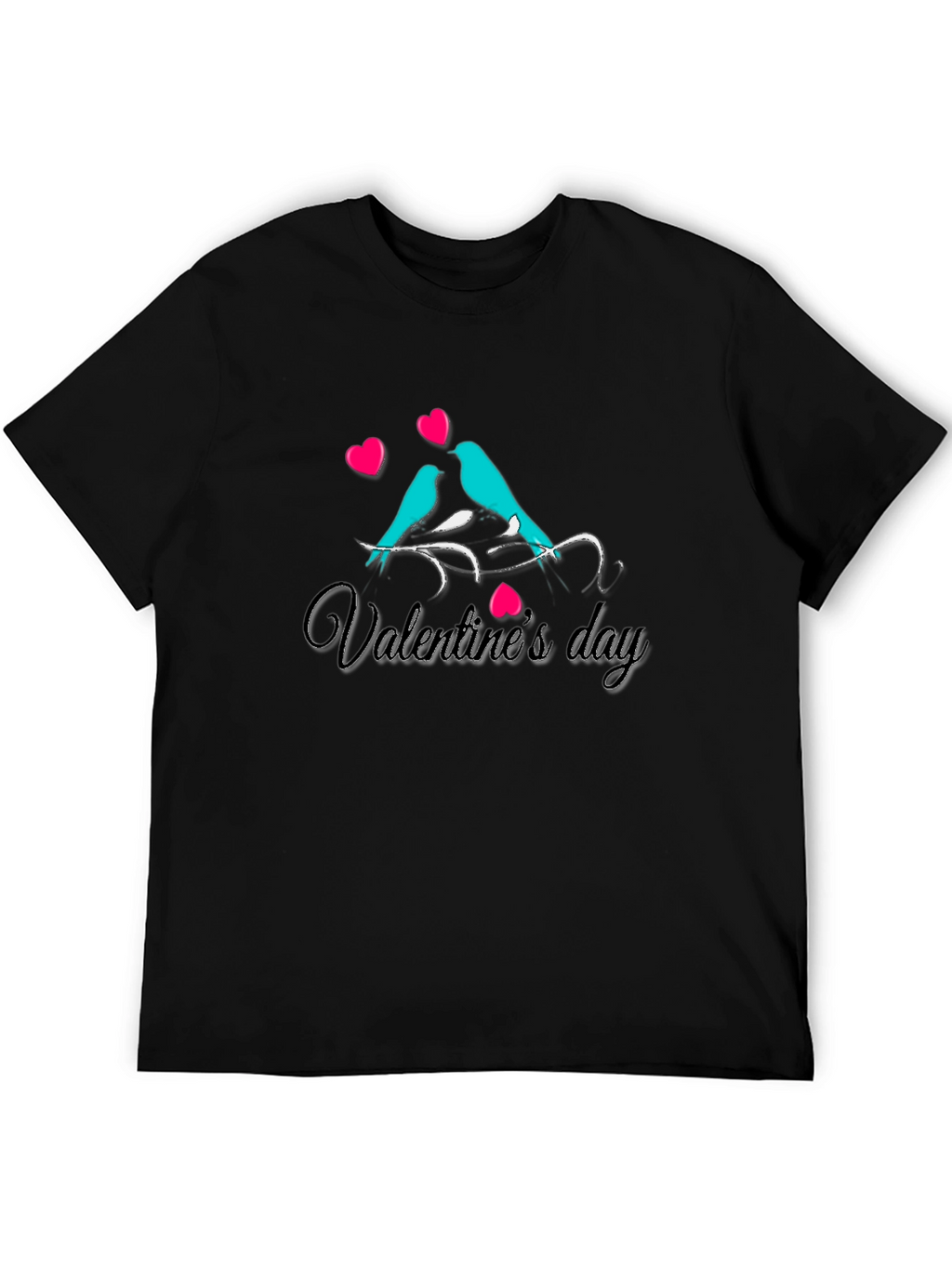 Valentines Day Birds Graphic Tee