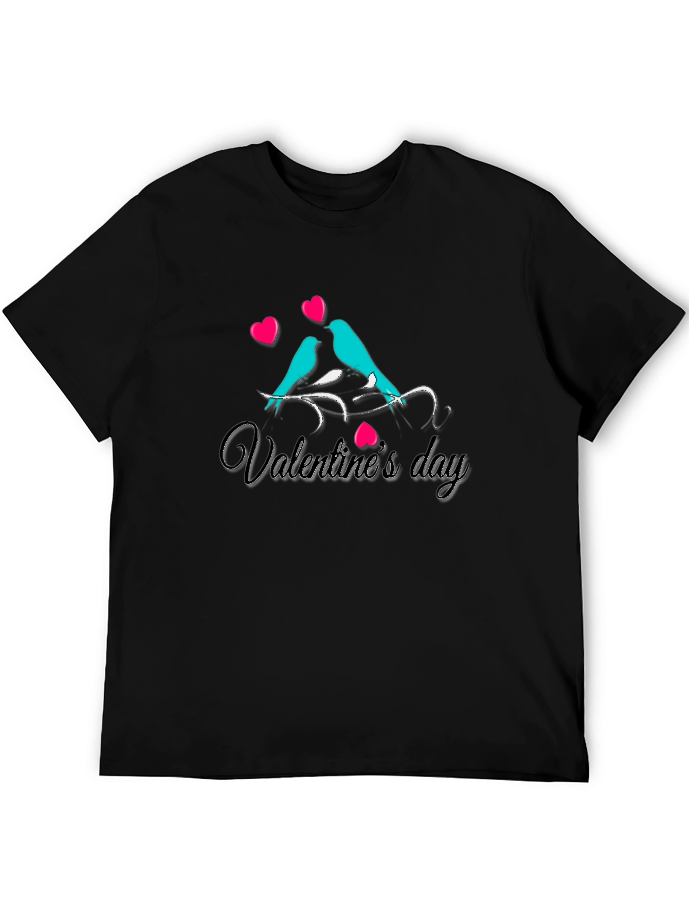 Valentines Day Birds Graphic Tee