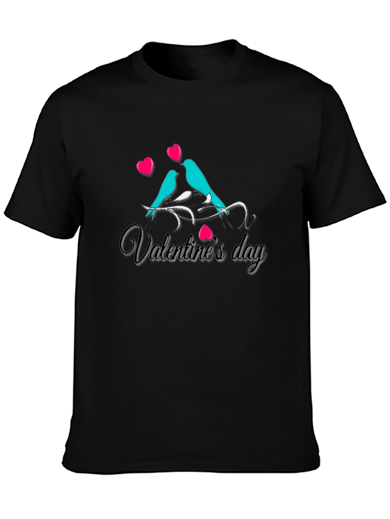 Valentines Day Birds Graphic Tee