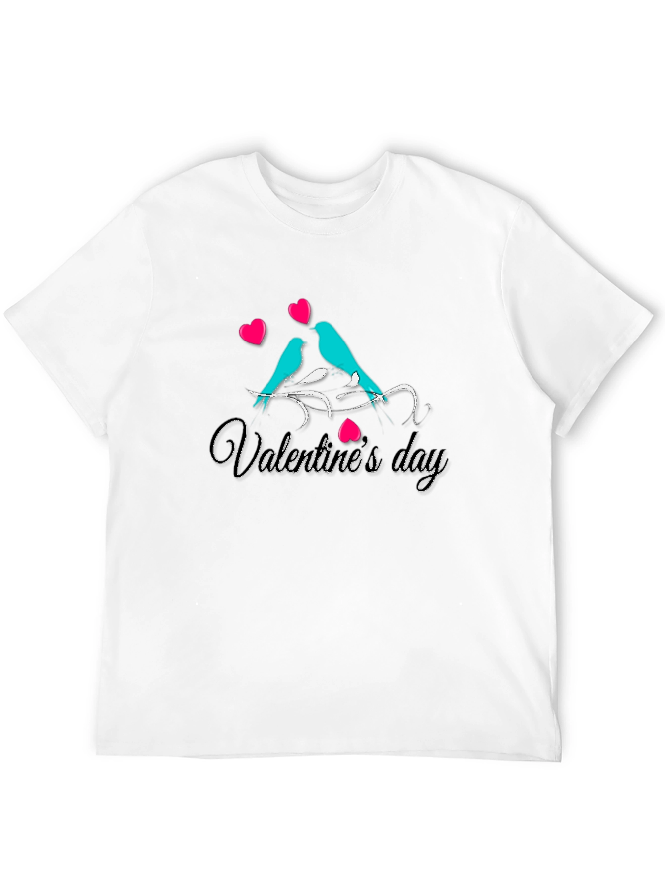 Valentines Day Birds Graphic Tee