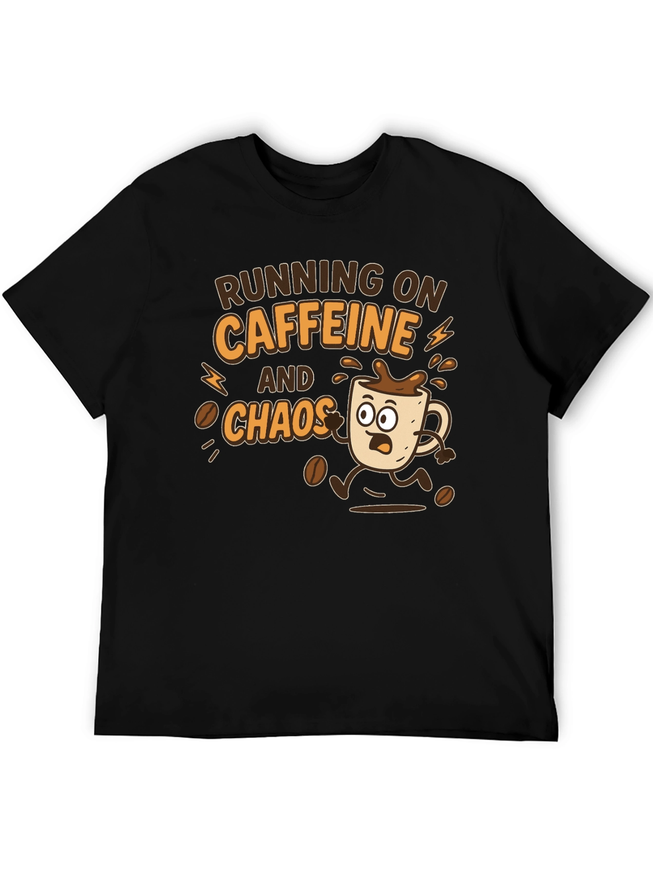 Running on Caffeine and Chaos Graphic Tee