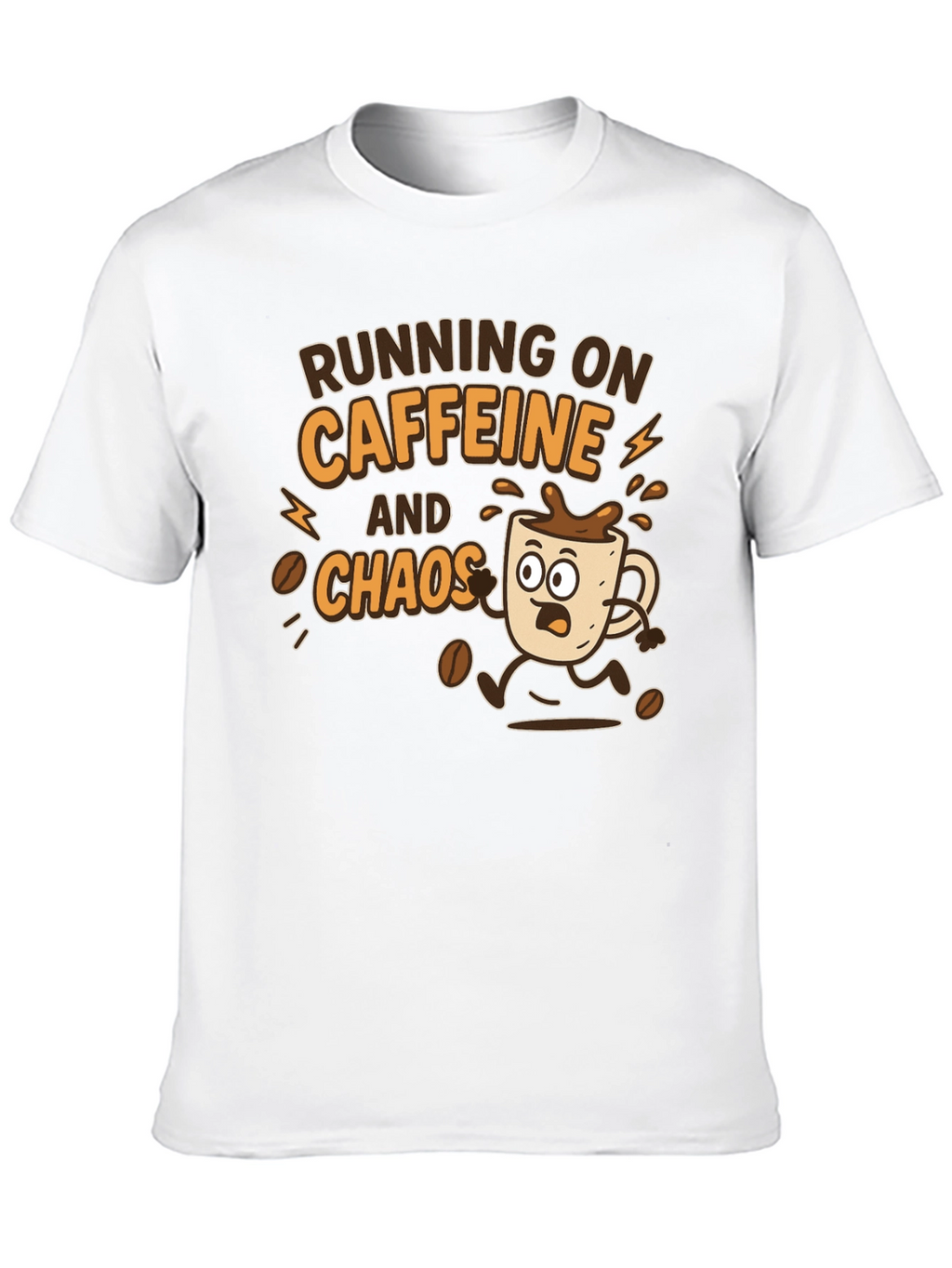 Running on Caffeine and Chaos Graphic Tee