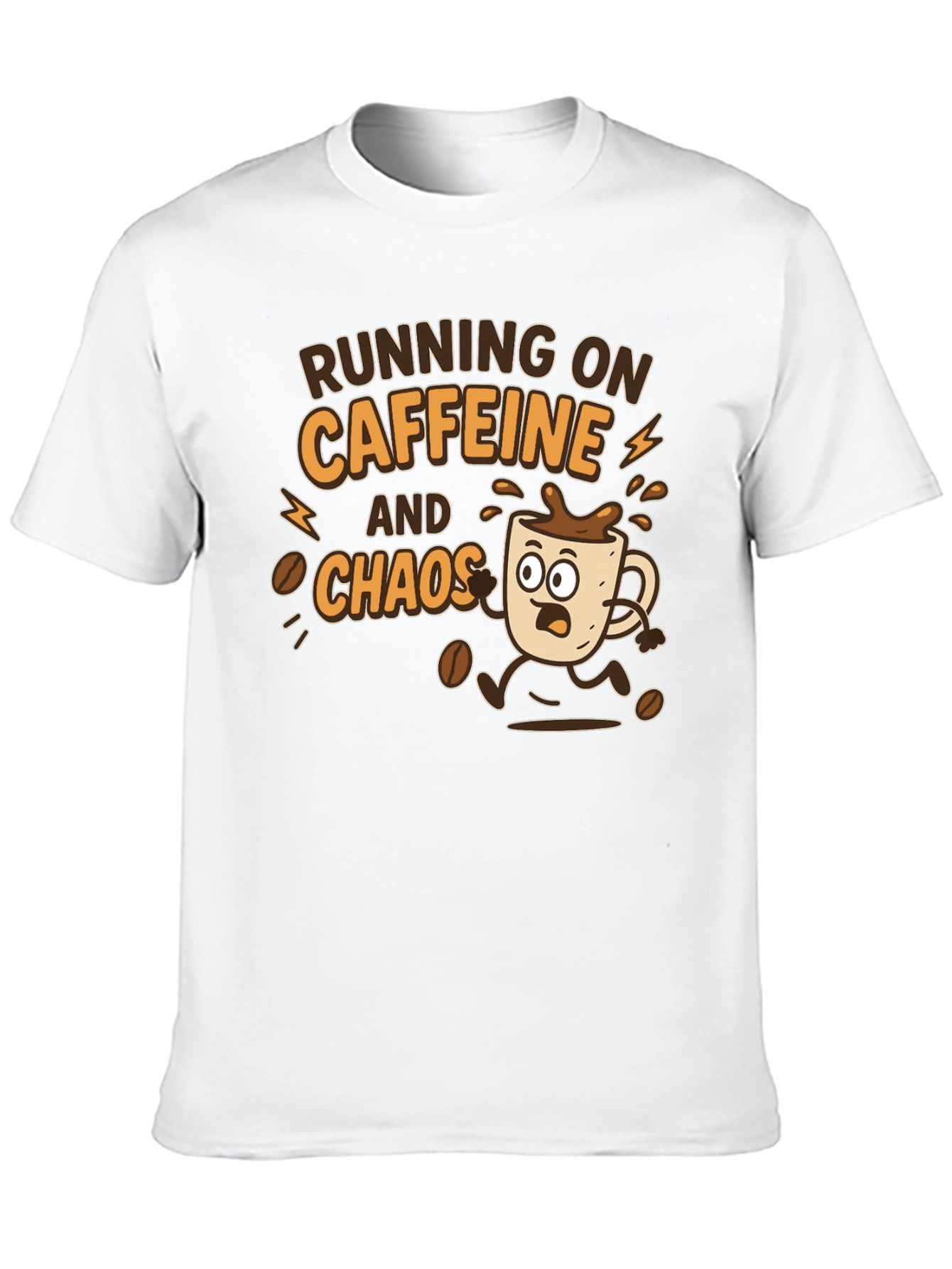 Running on Caffeine and Chaos Graphic Tee