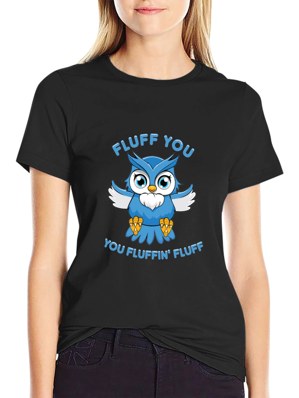 Fluff You Owl Graphic T-Shirt