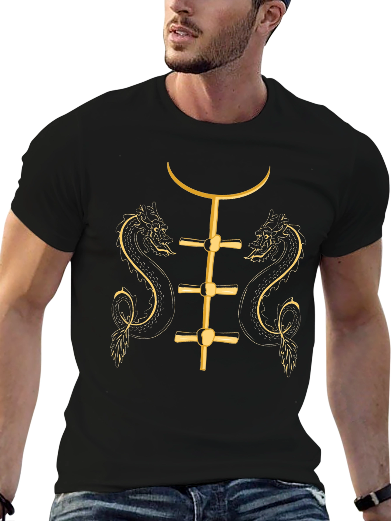 Dragon Symbol Black T-Shirt