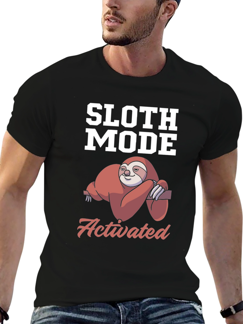 Sloth Mode Activated T-Shirt - Funny Lazy Sloth Tee