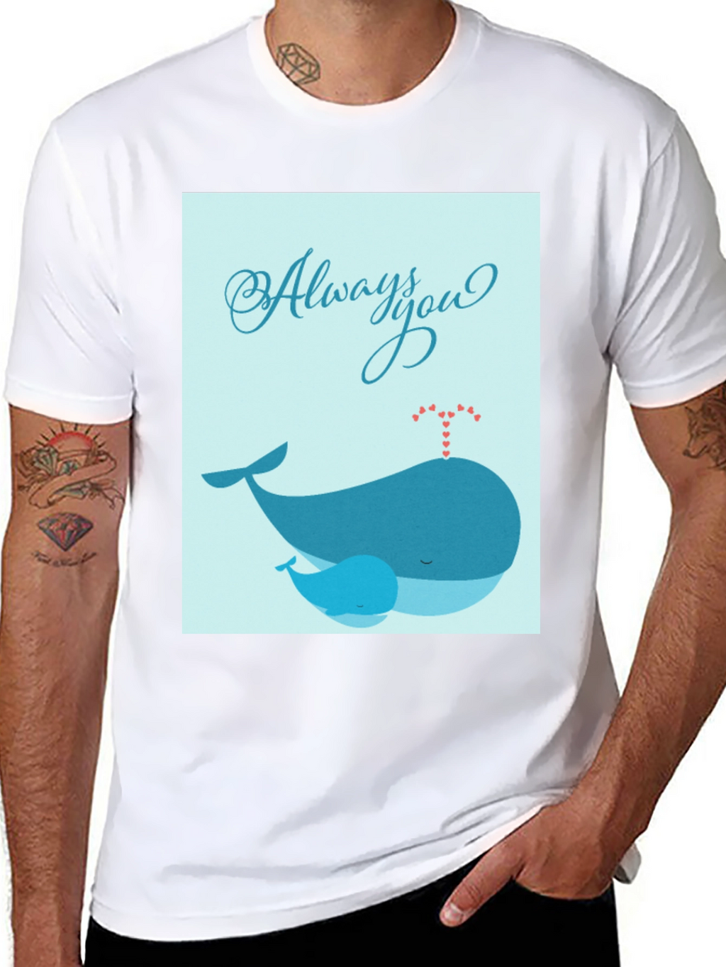 Always You Whale Graphic Tee