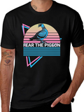 Fear the Pigeon T-Shirt - Retro Style
