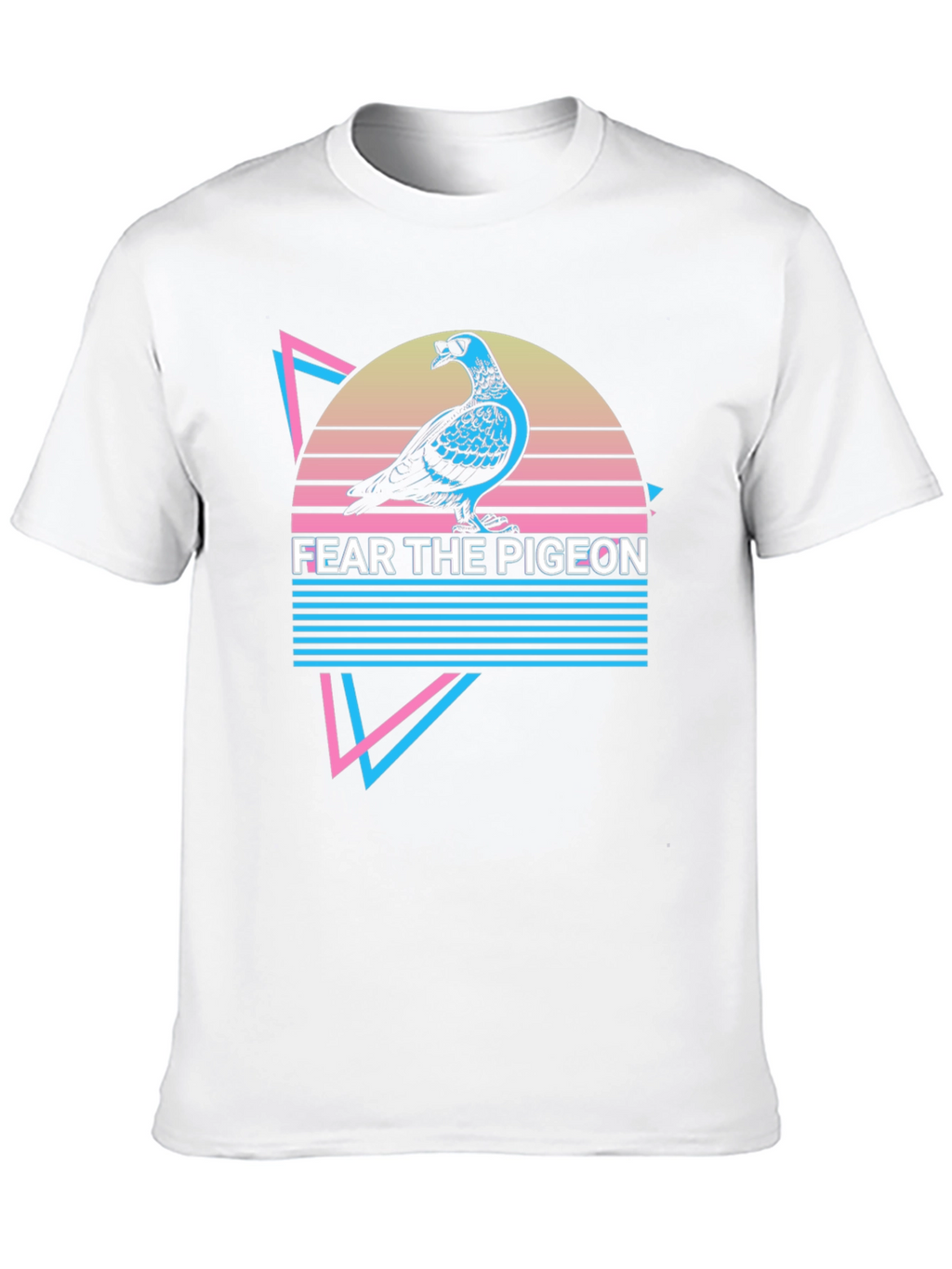 Fear the Pigeon T-Shirt - Retro Style