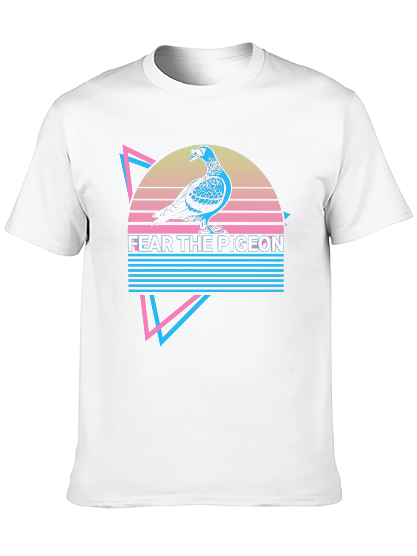 Fear the Pigeon T-Shirt - Retro Style