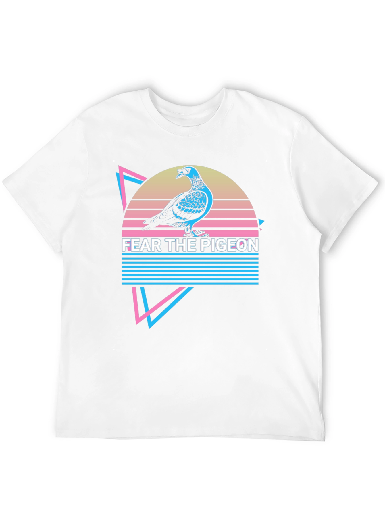 Fear the Pigeon T-Shirt - Retro Style