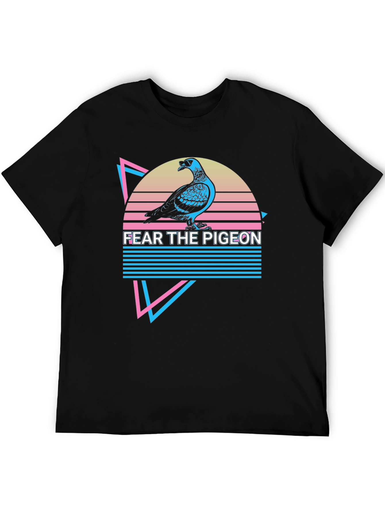Fear the Pigeon T-Shirt - Retro Style