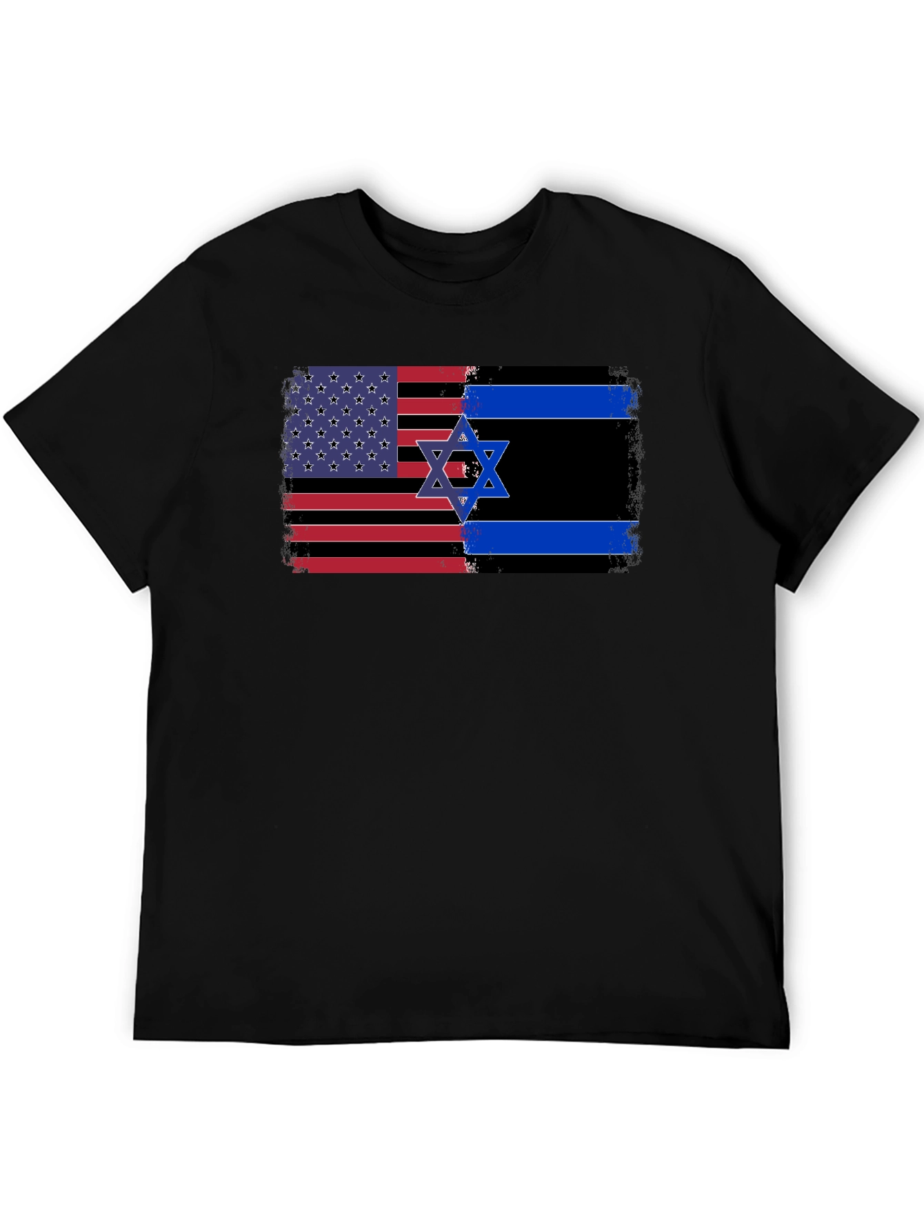USA Israel Flag Graphic Tee