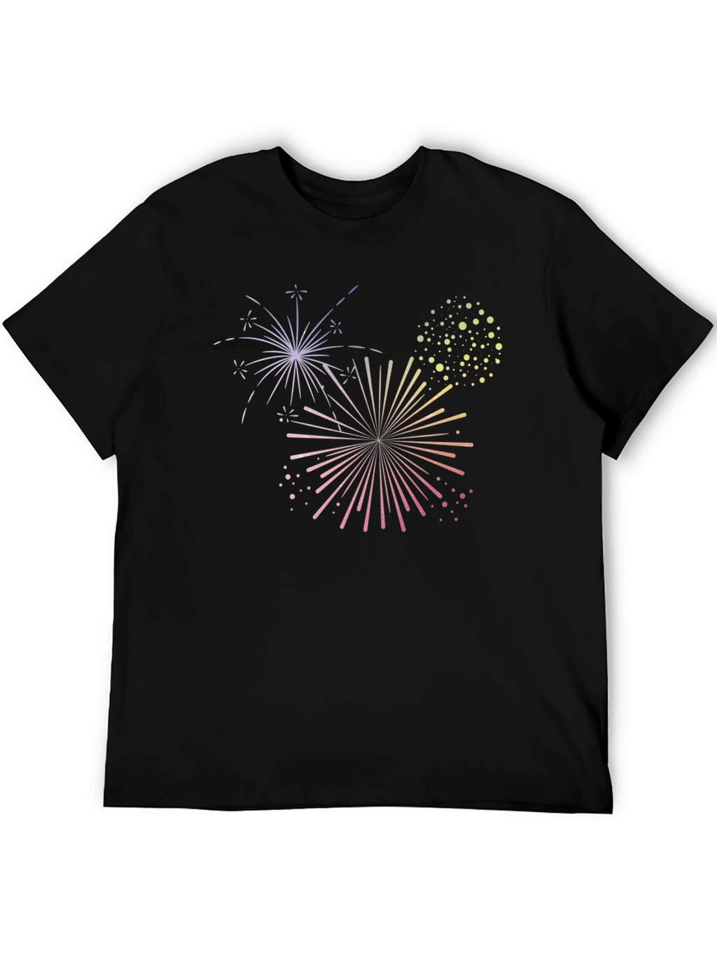 Fireworks Graphic Tee - Black