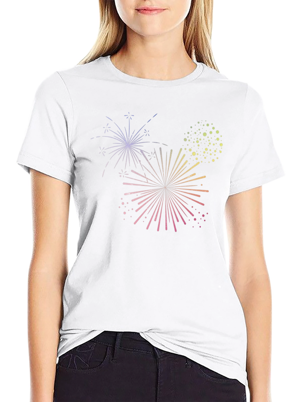 Fireworks Graphic Tee - Black