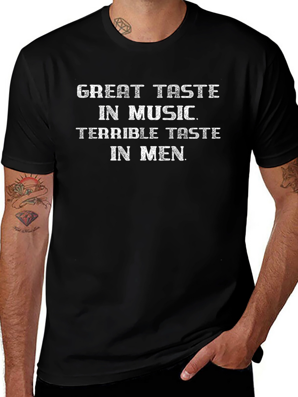 Great Taste In Music - Funny Graphic T-Shirt