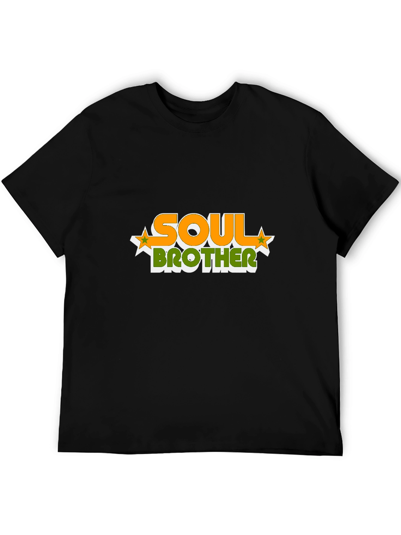 Soul Brother Graphic T-Shirt - Black Cotton Tee