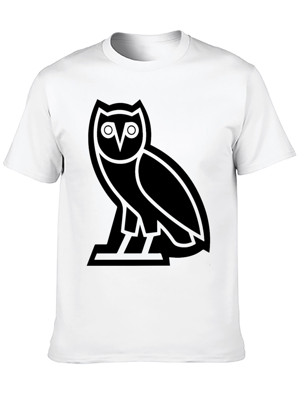 Black Owl Graphic Tee - Mens Casual Shirt