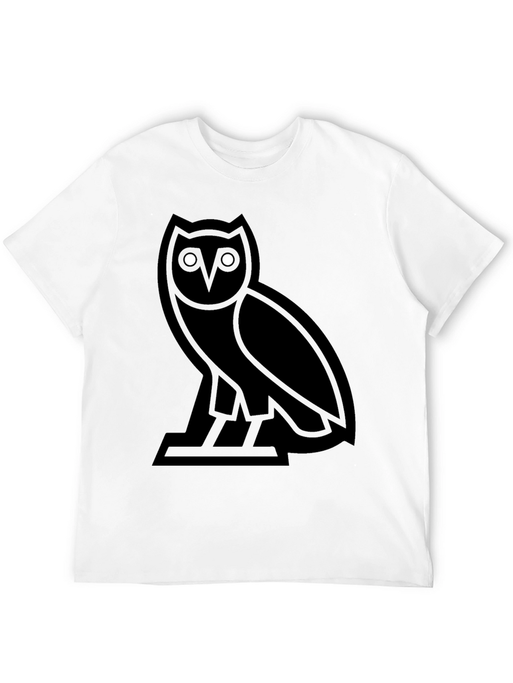 Black Owl Graphic Tee - Mens Casual Shirt