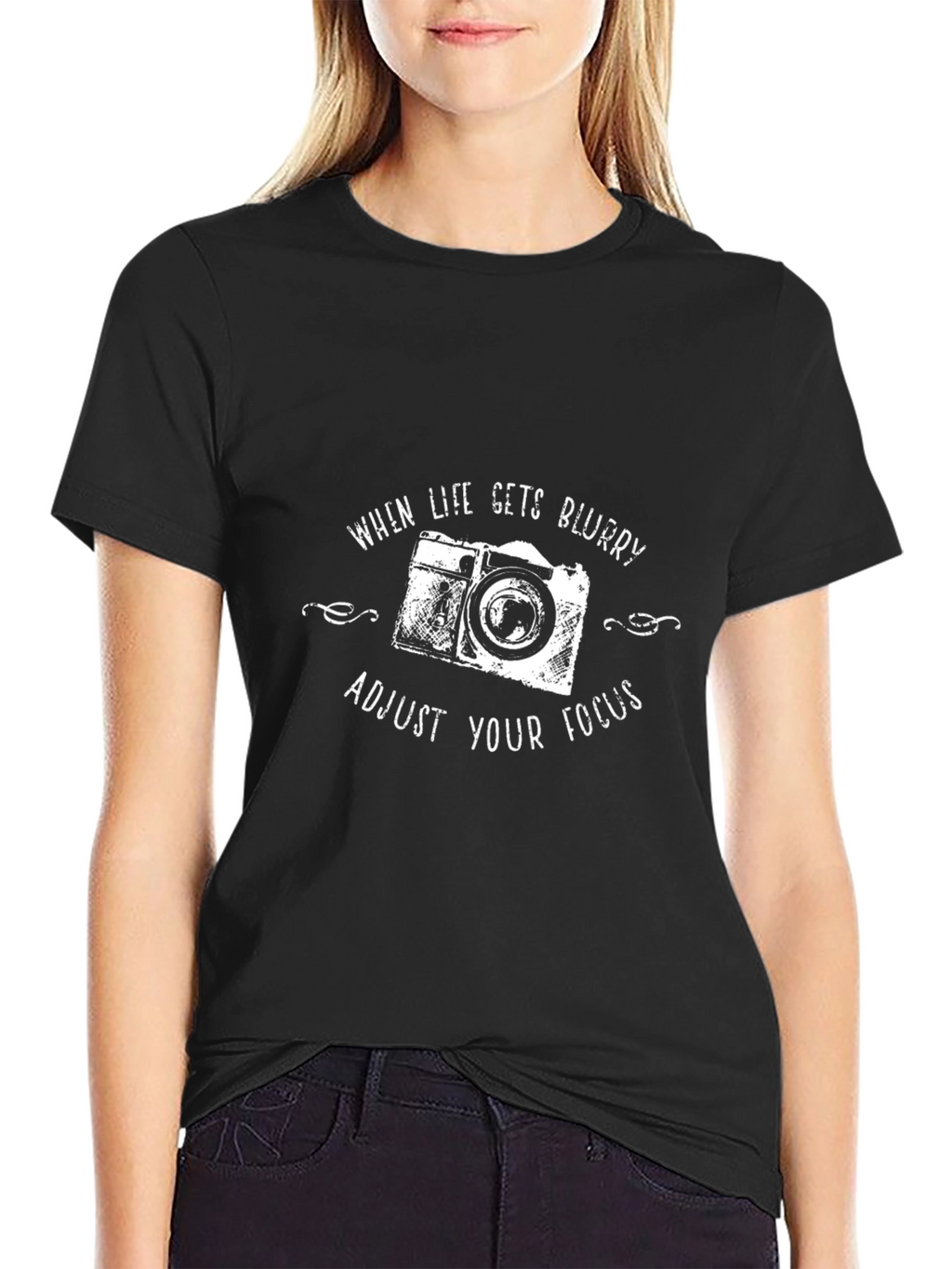 Adjust Your Focus Graphic Tee - Camera Lover T-Shirt