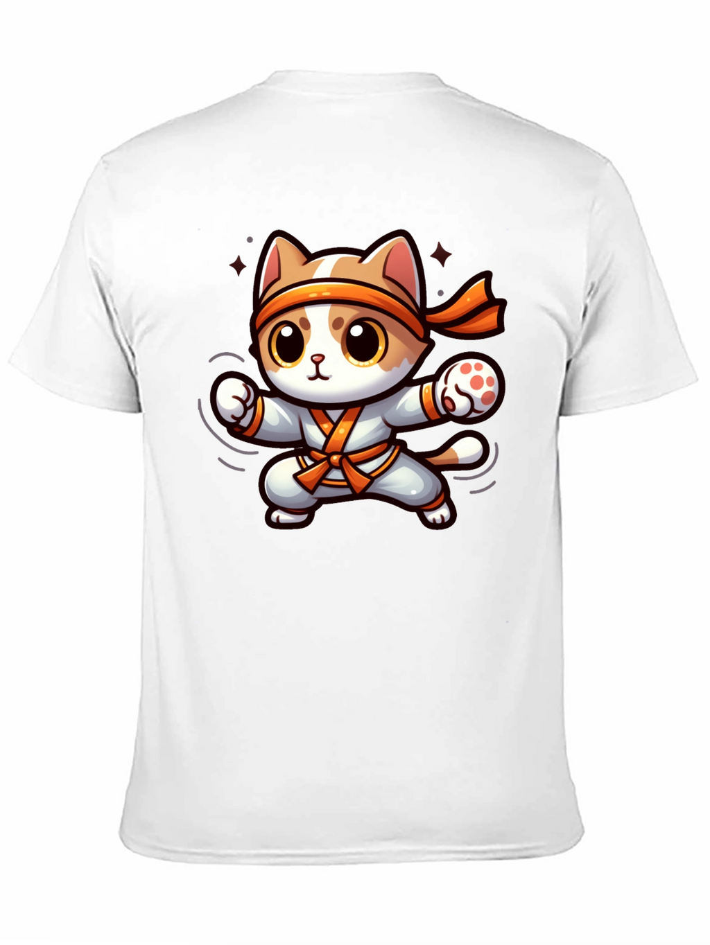 Karate Cat T-Shirt - Black