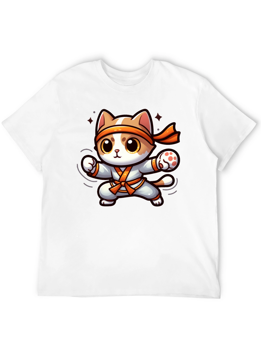 Karate Cat T-Shirt - Black