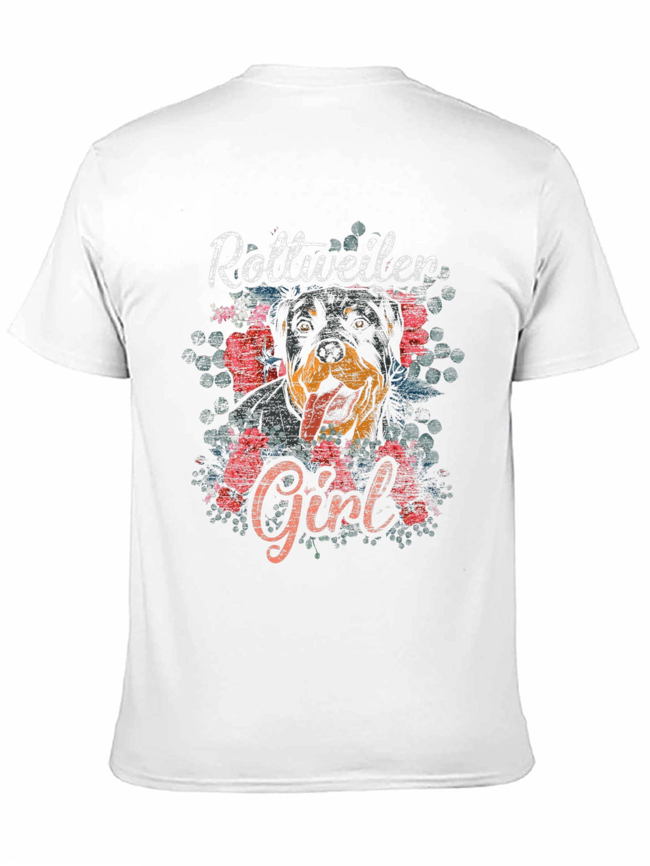Rottweiler Girl Graphic Tee - Dog Lover Shirt