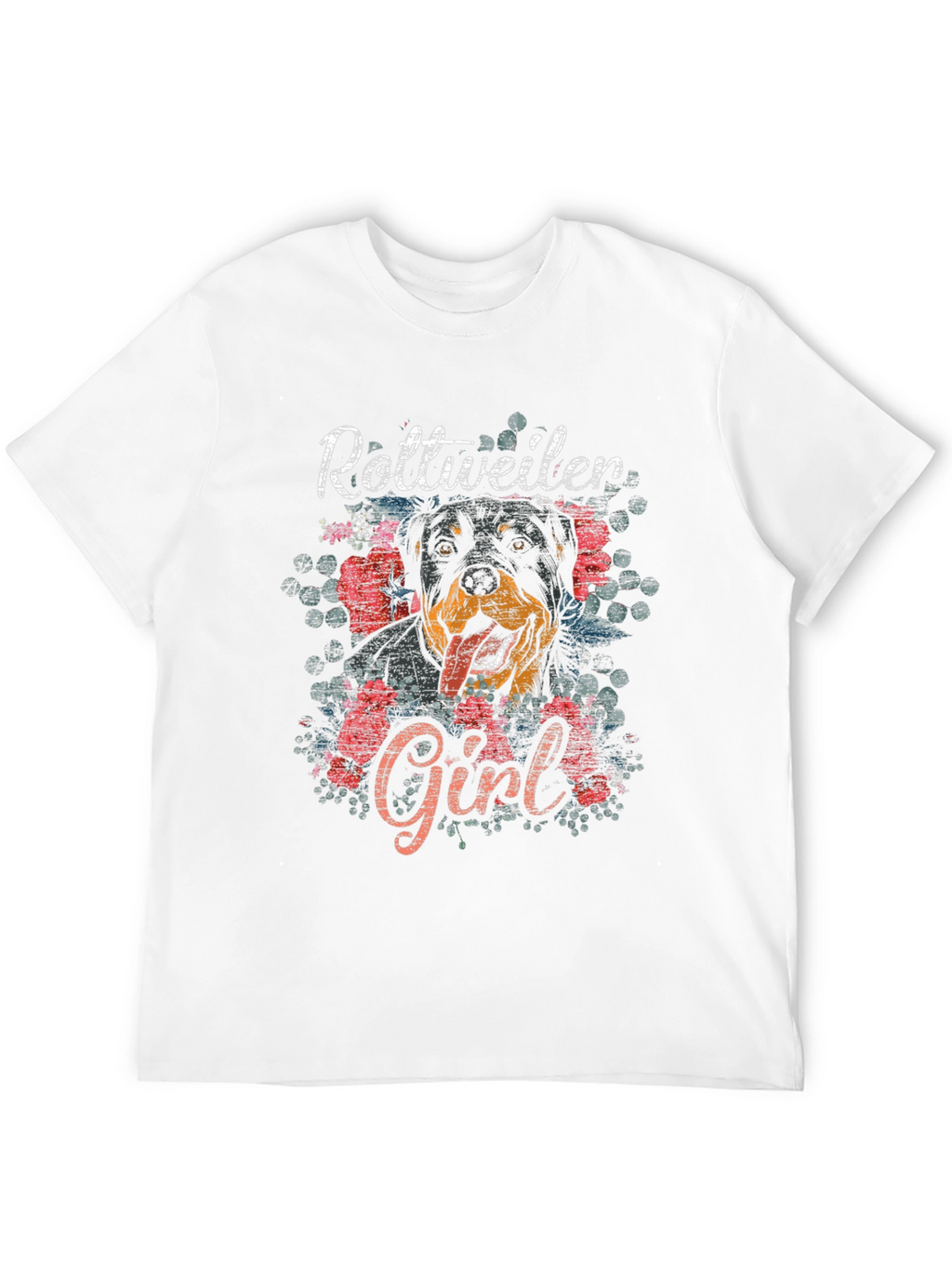 Rottweiler Girl Graphic Tee - Dog Lover Shirt