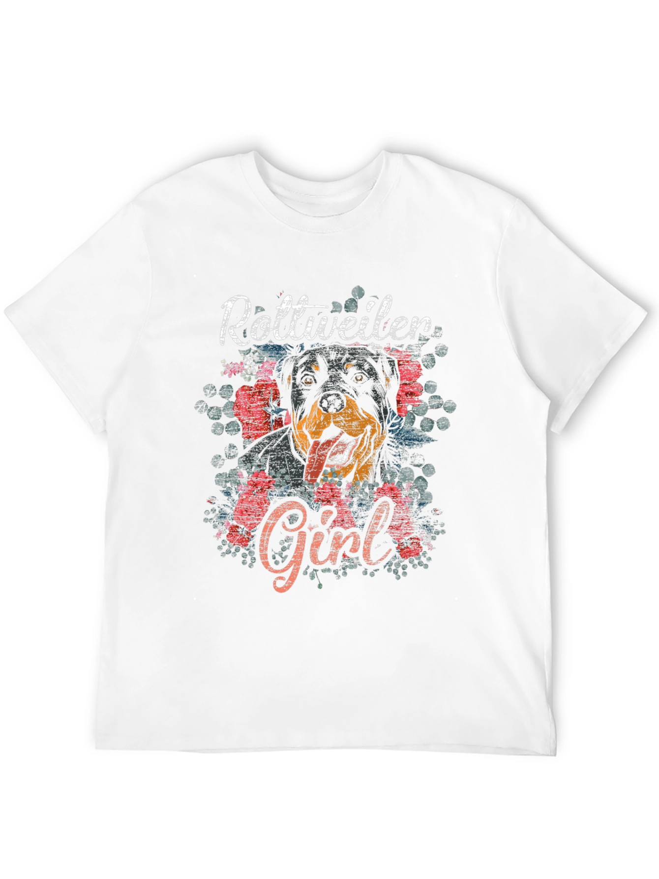 Rottweiler Girl Graphic Tee - Dog Lover Shirt