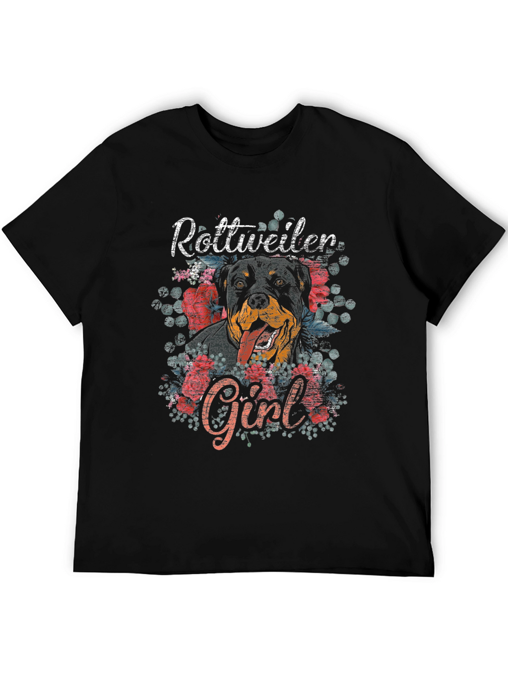 Rottweiler Girl Graphic Tee - Dog Lover Shirt