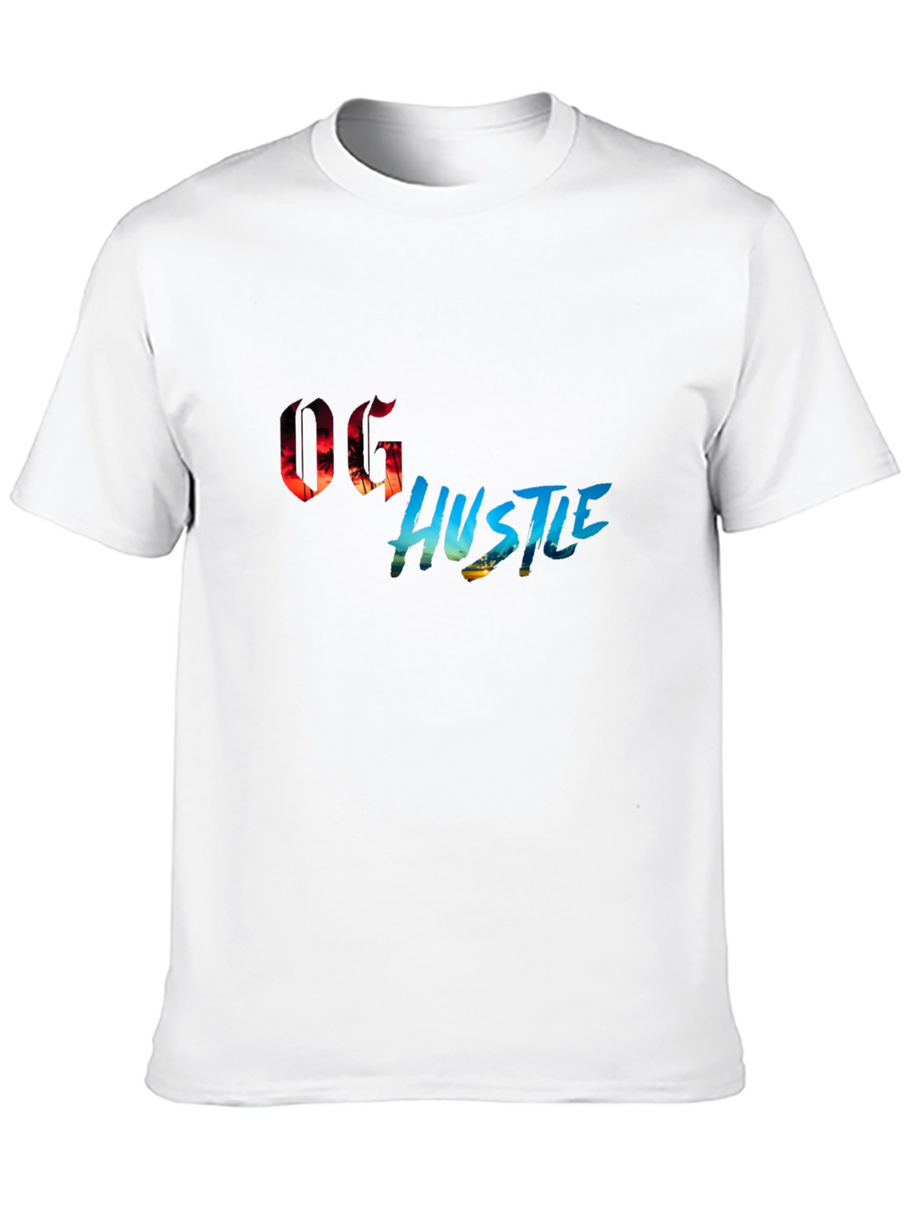 OG Hustle Graphic Print Black T-Shirt