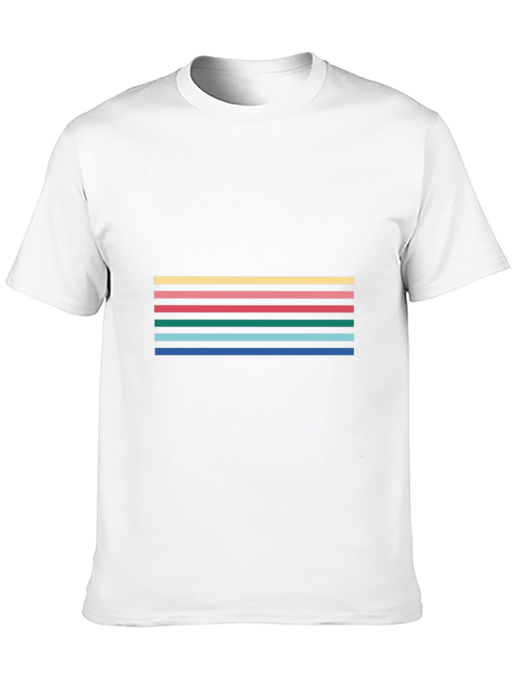 Striped Graphic Tee - Casual Comfort