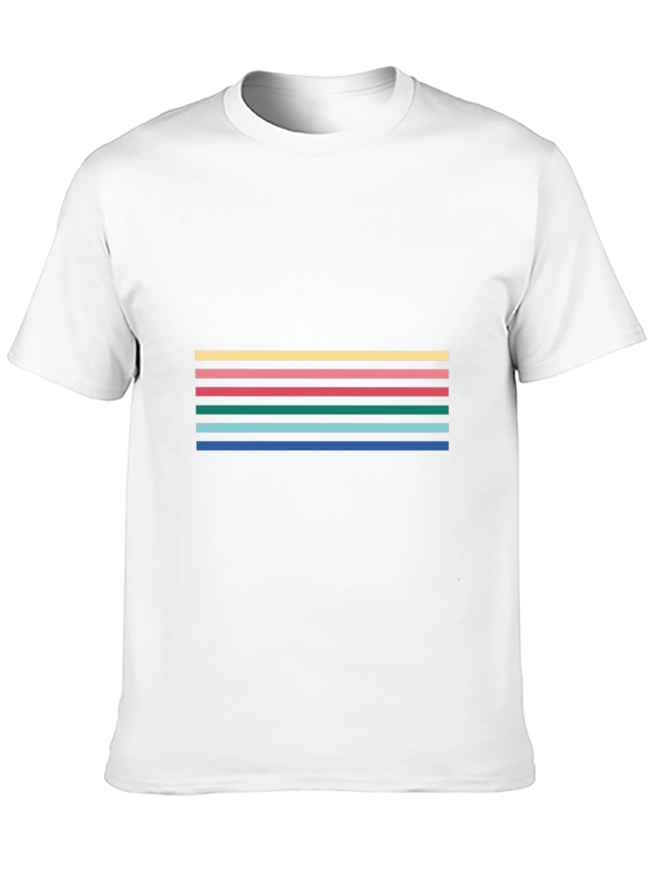 Striped Graphic Tee - Casual Comfort