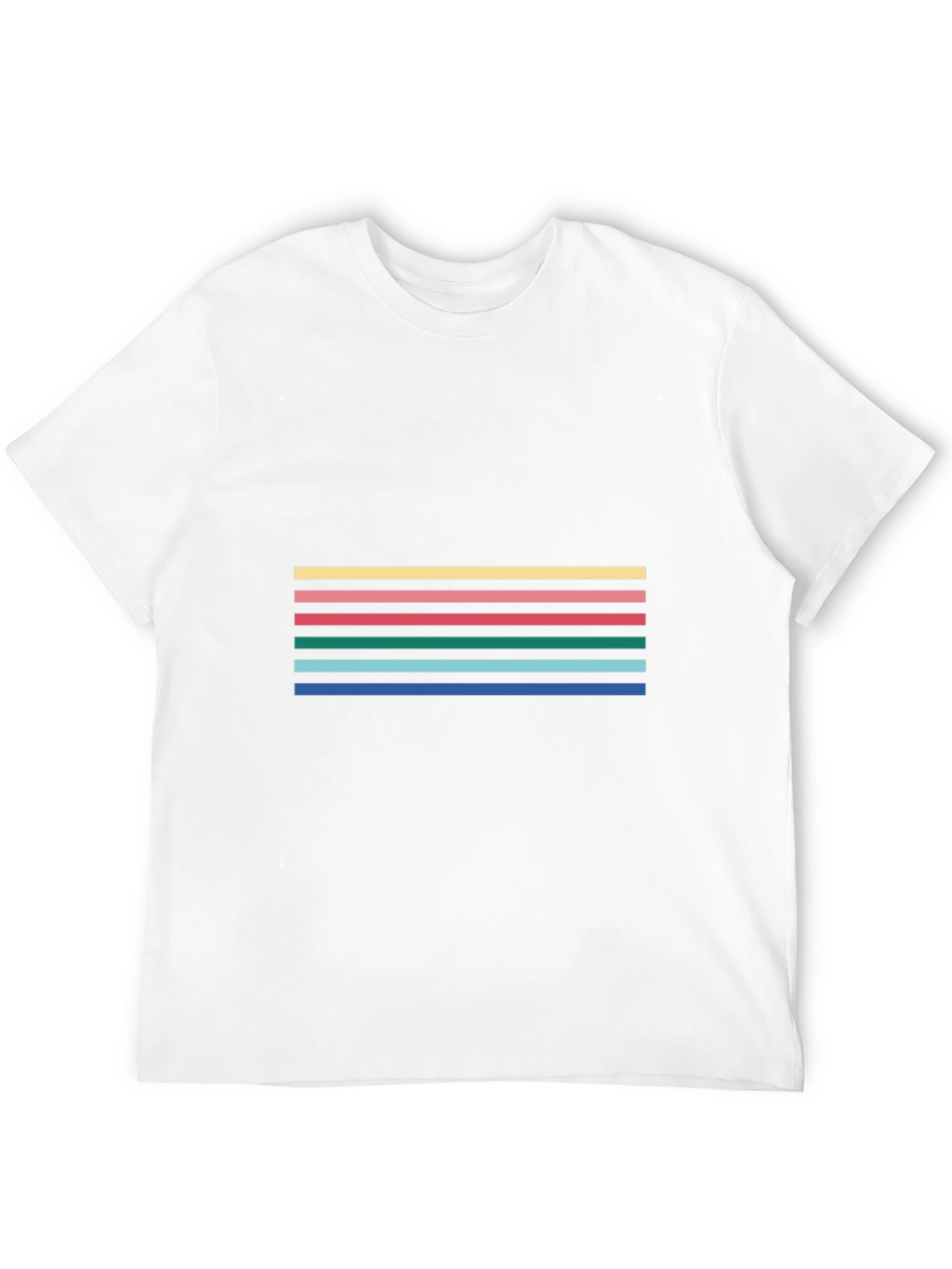Striped Graphic Tee - Casual Comfort