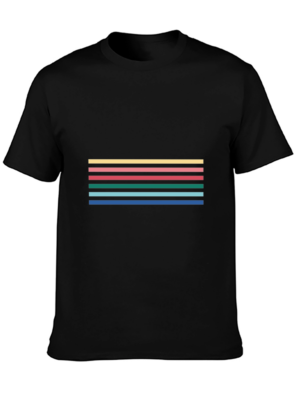 Striped Graphic Tee - Casual Comfort