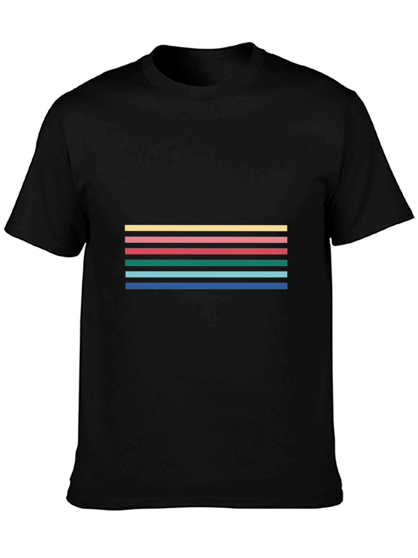 Striped Graphic Tee - Casual Comfort