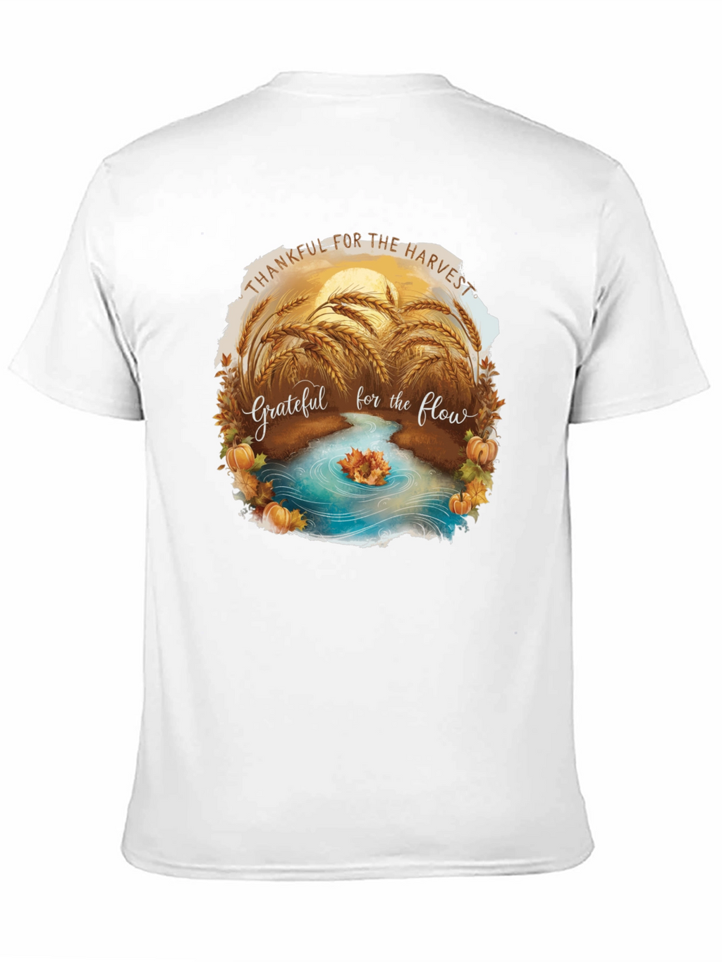 Harvest T-Shirt: Thankful for the Flow Graphic Tee