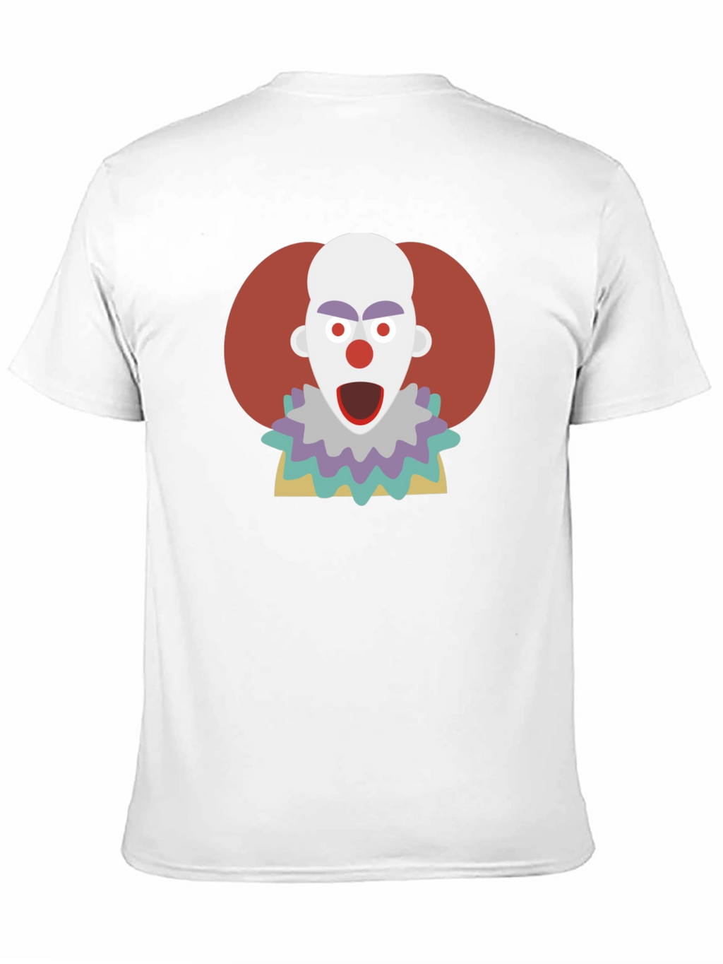 Clown Graphic T-Shirt - Mens Crew Neck Tee