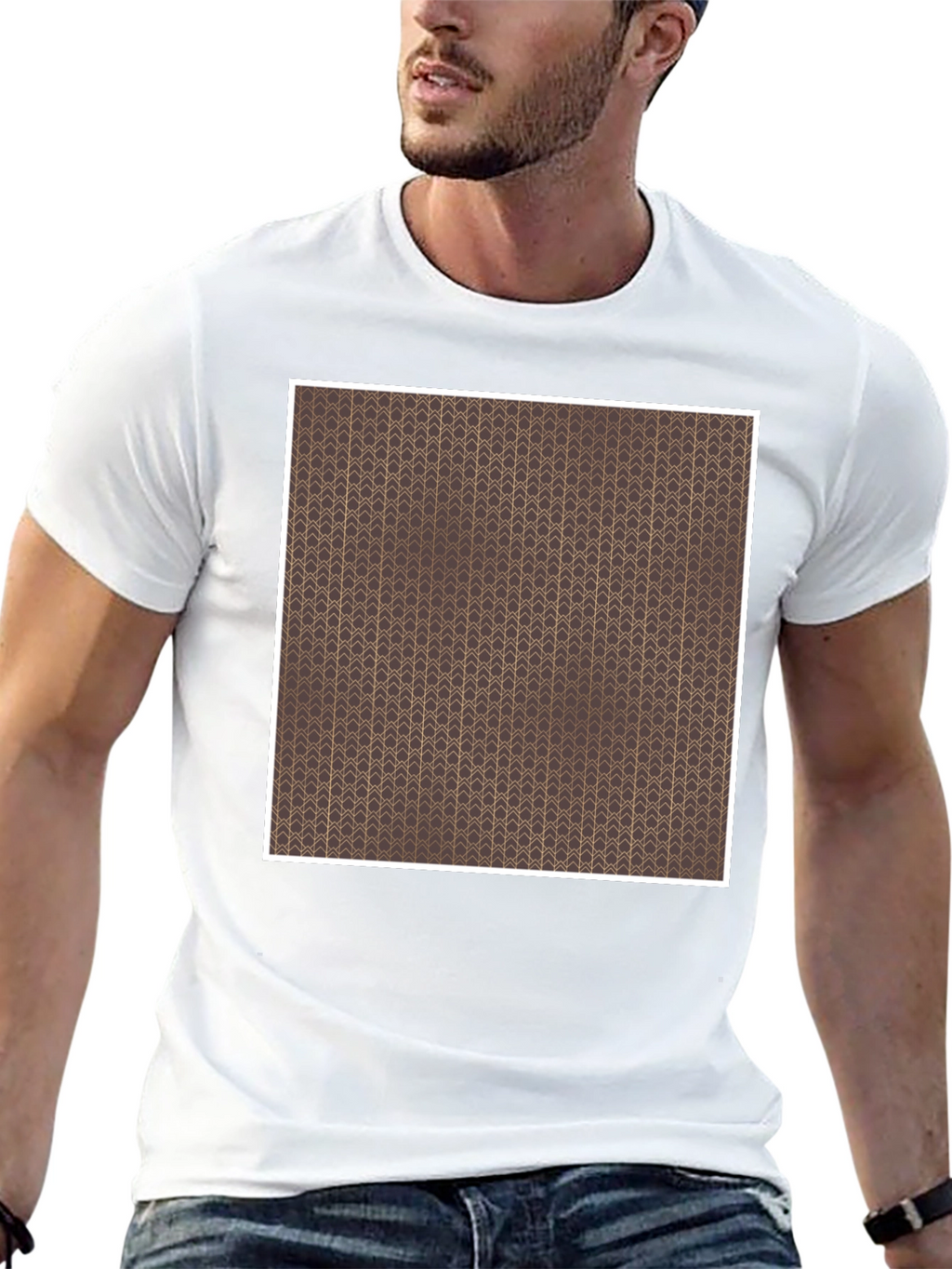 Geometric Pattern Tee - Stylish Everyday Wear