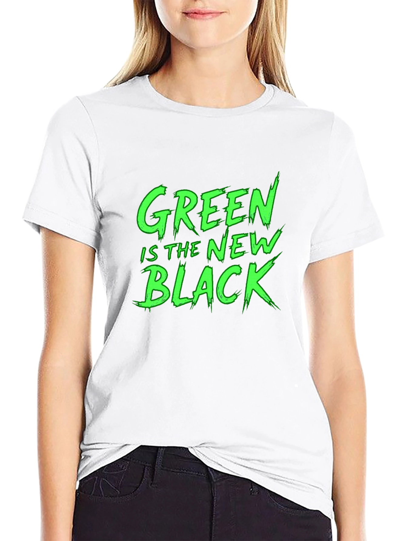 Green Is The New Black Graphic T-Shirt