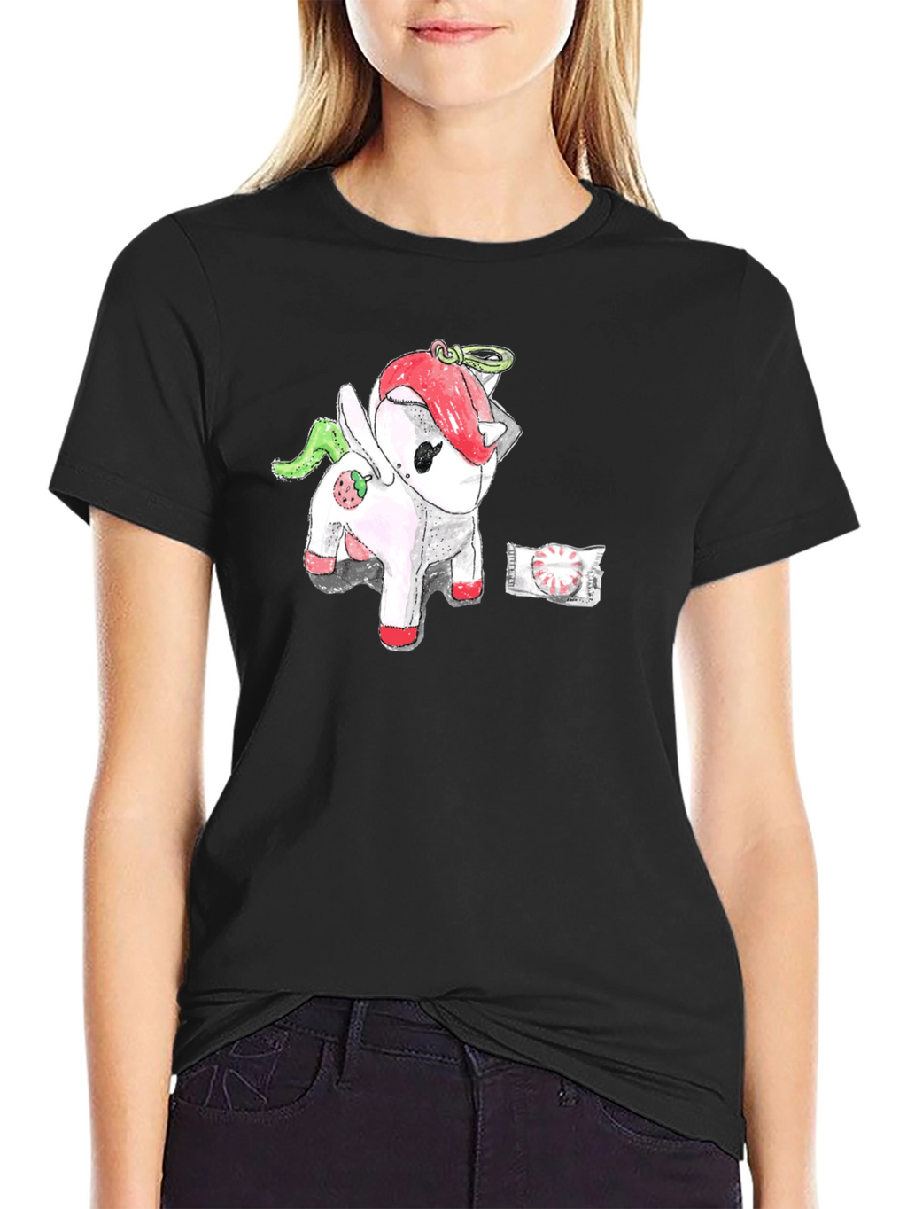 Whimsical Strawberry Unicorn T-Shirt