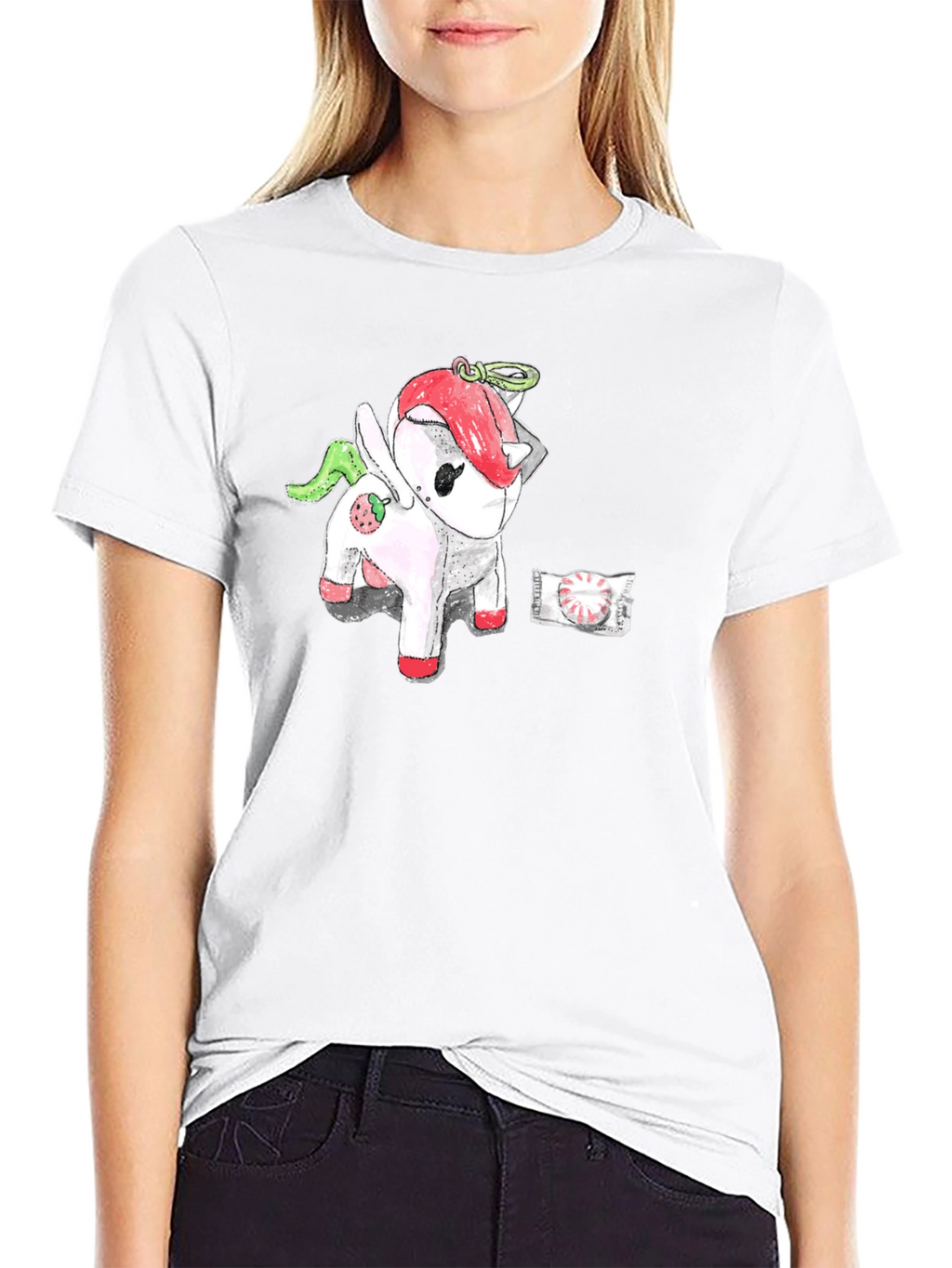 Whimsical Strawberry Unicorn T-Shirt