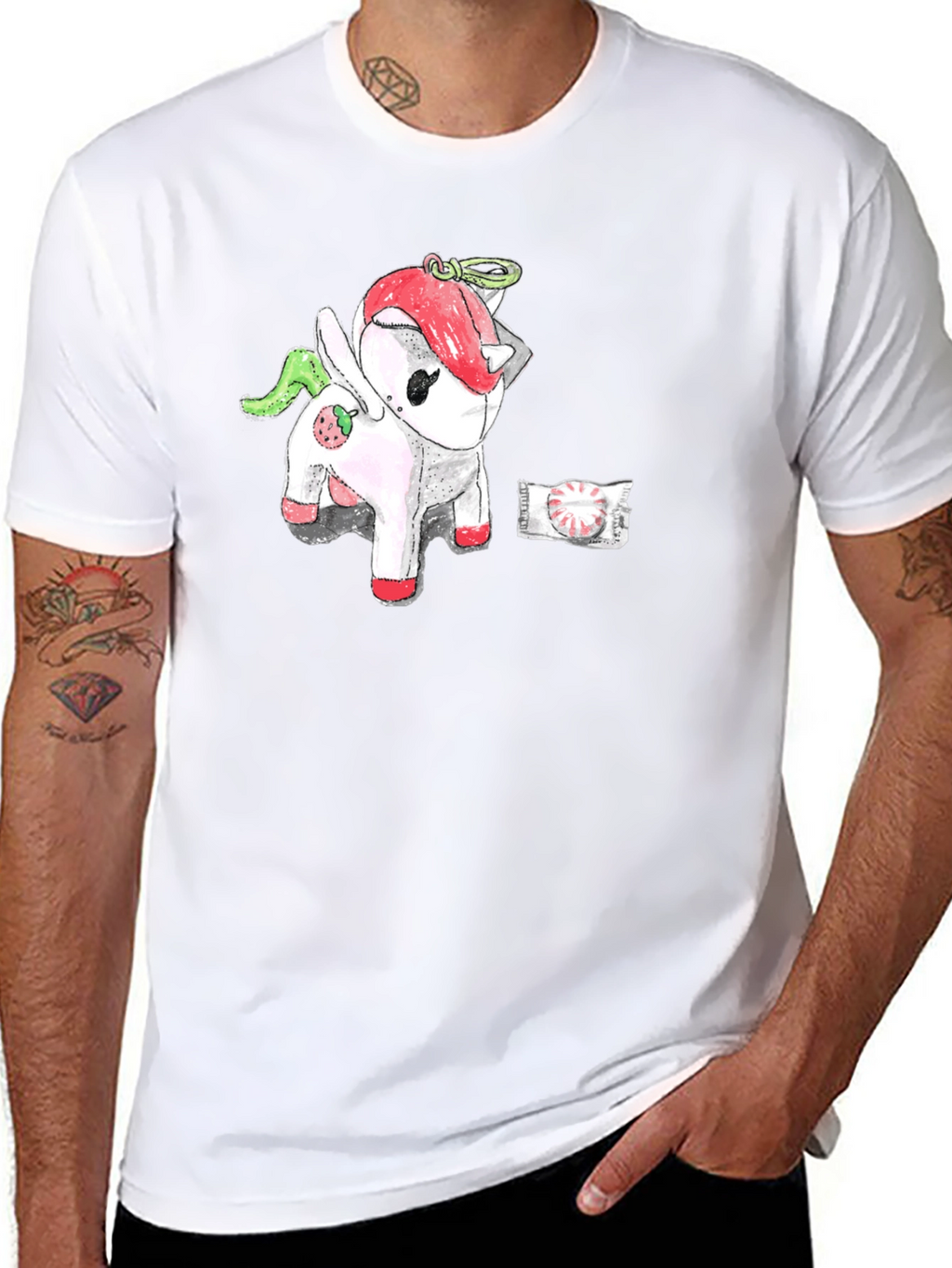 Whimsical Strawberry Unicorn T-Shirt