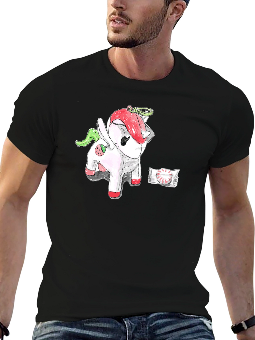 Whimsical Strawberry Unicorn T-Shirt