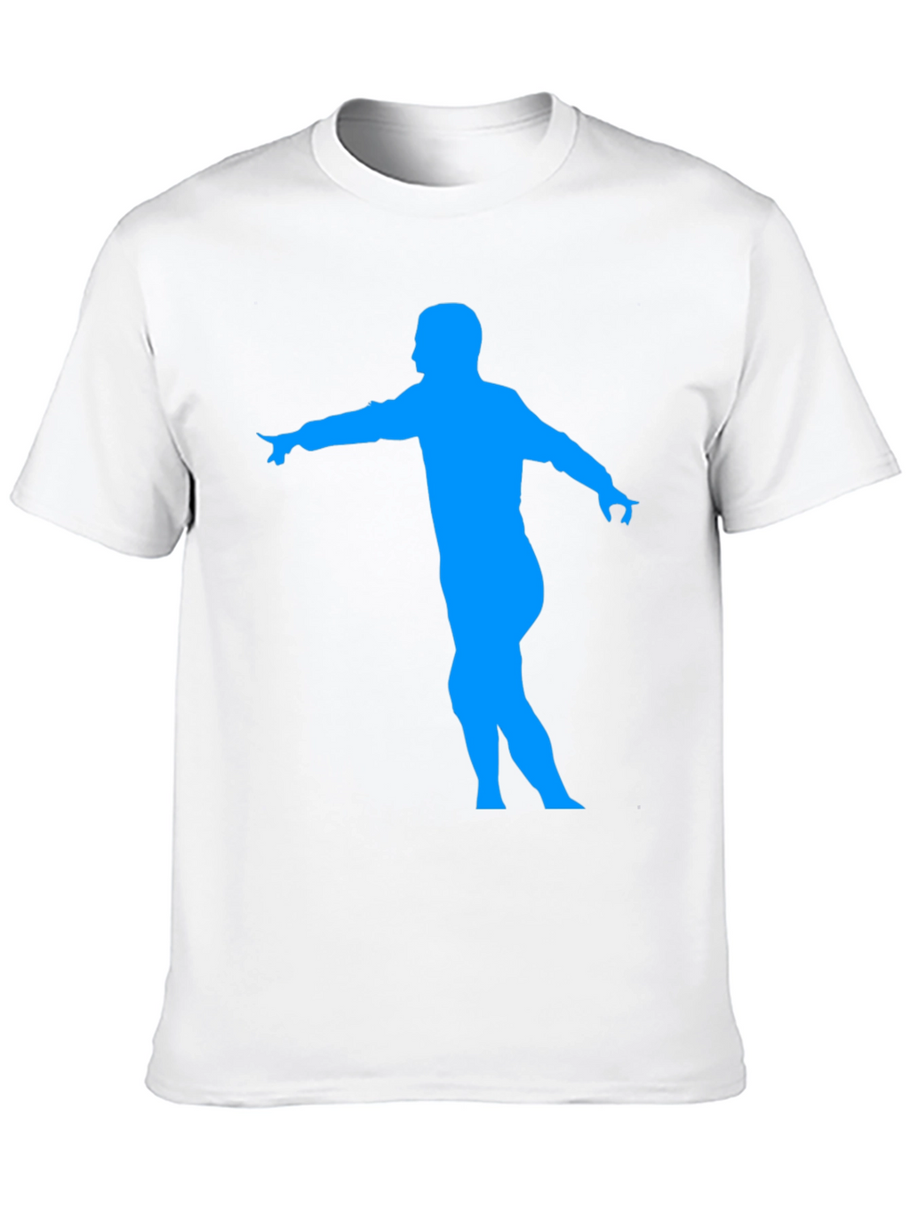 Dancing Man Graphic Tee - Black